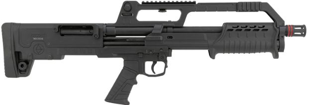 Picture of Escort HEBP12180101  BullTac 12 Gauge Pump 3" 5+1 18" Black Steel Barrel, Black Picatinny Rail Aluminum/Polymer Receiver, Bullpup w/Pistol Grip Synthetic Stock