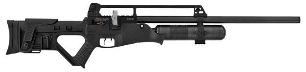 Picture of Hatsan USA HGBLITZ30 Blitz Air Rifle 30 Cal Carbon Fiber Air Tank, Open Sights, Synthetic Tactical Stock w/Elevation Adjustable Cheek Rest,  Integrated Pistol Grip