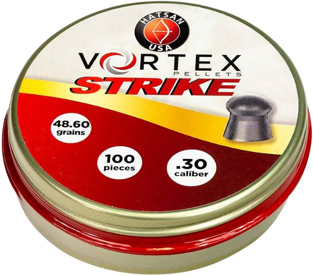 Picture of Hatsan USA HA90643 Vortex Strike Pellets 30Cal Lead Domed 100 Pellets