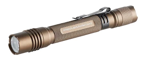 Picture of Streamlight 88137 ProTac 2AA-X USB Flashlight  Coyote 40/550 Lumens White  LED