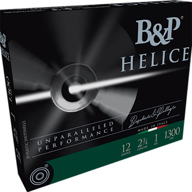 Picture of B&p Ammunition 12B1FE75 Helice Electro 12Gauge 2.75" 1oz 8Shot 10 Per Box/10 Case