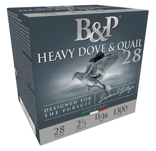 Picture of B&P Ammunition 28BD6 Heavy Dove & Quail  28Gauge 2.75" 15/16oz 6Shot 25 Per Box/10 Case