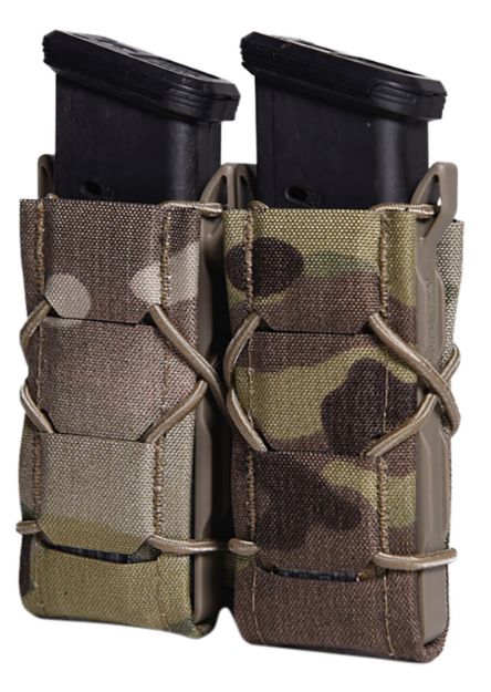 Picture of High Speed Gear 24PT02MC TACO Gen 2 Double Pistol Multi-Cam Nylon MOLLE Compatible w/ Pistol