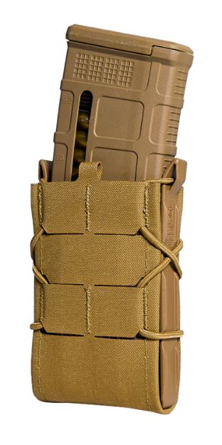 Picture of High Speed Gear 24TA00CB TACO Gen 2 Rifle Coyote Brown Nylon MOLLE Compatible w/ Rifle