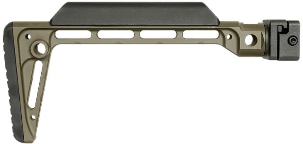 Picture of Midwest Industries MIMINSFODG Minimalistic Side Folding Stock ODG 6061 Aluminum Folding