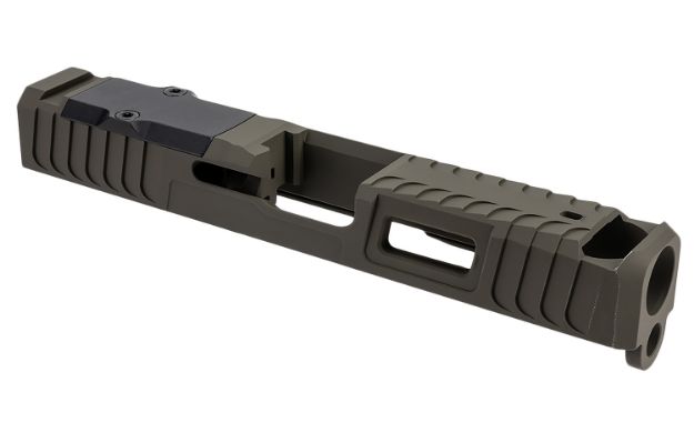 Picture of Zaffiri Precision ZPS.B.43.OD ZPS.IBS Custom Slide Fits Glock 43/43x OD Green 17-4 Stainless Steel