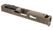 Picture of Zaffiri Precision ZPS.B.19.FDE ZPS.IBS Custom Slide Fits Glock 19 Gen 3 Flat Dark Earth 17-4 Stainless Steel