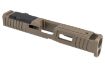 Picture of Zaffiri Precision ZPS.B.19.G5.FDE ZPS.IBS Custom Slide Fits Glock 19 Gen 5 Flat Dark Earth 17-4 Stainless Steel