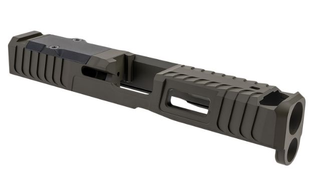 Picture of Zaffiri Precision ZPS.B.19.G5.OD ZPS.IBS Custom Slide Fits Glock 19 Gen 5 OD Green 17-4 Stainless Steel