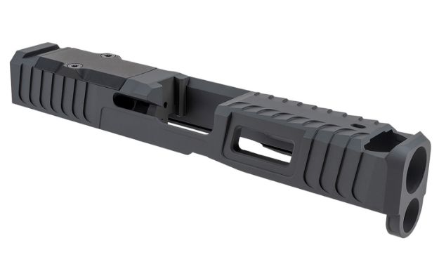 Picture of Zaffiri Precision ZPS.B.19.G5.SG ZPS.IBS Custom Slide Fits Glock 19 Gen 5 Sniper Gray 17-4 Stainless Steel