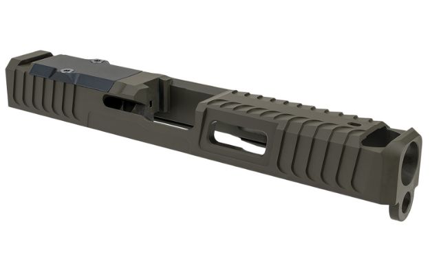 Picture of Zaffiri Precision ZPS.B.17.OD ZPS.IBS Custom Slide Fits Glock 17 Gen 3 OD Green 17-4 Stainless Steel