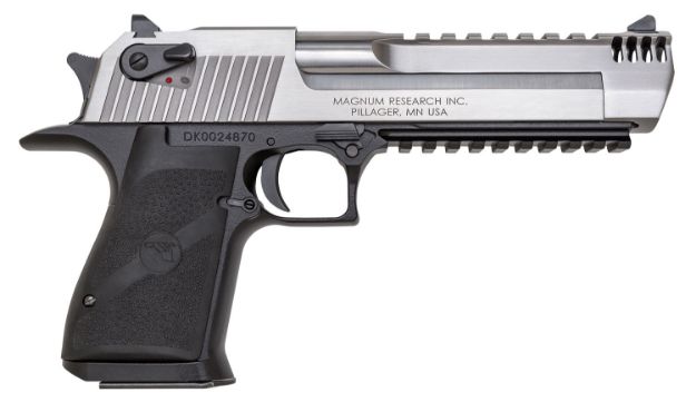 Picture of Magnum Research DE50ASIMB Desert Eagle Mark XIX L6 50 AE 6" 7+1 Black Hardcoat Anodized Aluminum Frame Stainless Steel Slide Black Polymer Grip