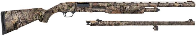 Picture of Mossberg 53270 500 Combo Turkey/Deer 12 Gauge 5+1 3" 24" Vent Rib/24" Slugster Barrels, Dual Extractors, Overall Mossy Oak Break-Up Country, Synthetic Stock, Includes XX-Full Choke