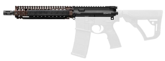 Picture of Daniel Defense 2300408013011 MK18 Upper Group 5.56x45mm NATO 10.30" Black Phosphate Barrel, 7075-T6 Aluminum Black Anodized Receiver, Flat Dark Earth DD RISII MK18 Handguard for AR-15