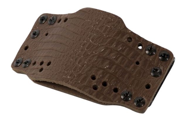 Picture of Limbsaver 12522 CrossTech Leather IWB/OWB Dark Brown Leather Belt Clip Ambidextrous