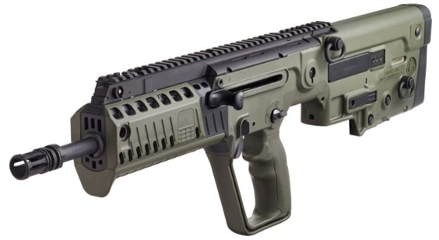 Picture of IWI US XG16 Tavor X95 5.56x45mm NATO Caliber with 16.50" Barrel, 30+1 Capacity, OD Green Metal Finish, OD Green Fixed Bullpup Stock & Polymer Grip Right Hand