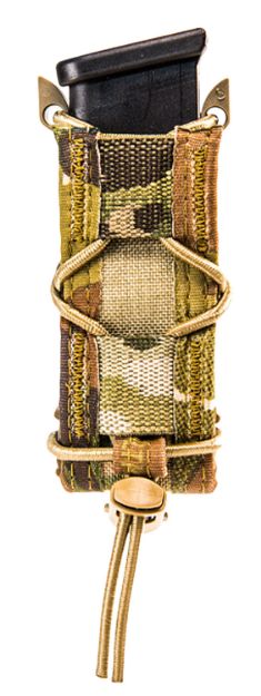 Picture of High Speed Gear 11PT00MC TACO Mag Pouch Single MultiCam Nylon MOLLE Belts 2" Wide Compatible w/ Pistol