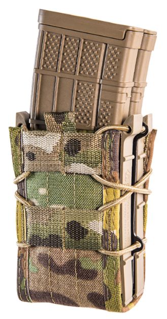 Picture of High Speed Gear 112R00MC TACO X2R Mag Pouch Double MultiCam Nylon MOLLE Compatible w/ Rifle