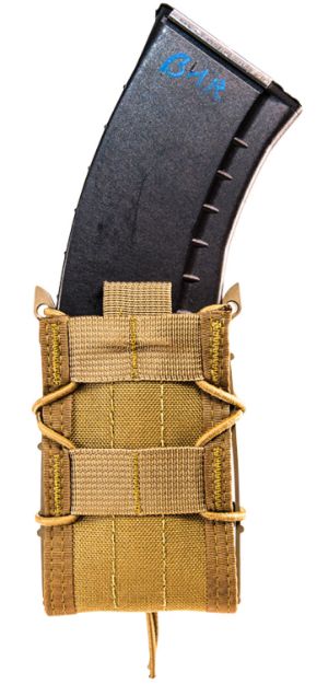 Picture of High Speed Gear 13TA10CB TACO Mag Pouch Coyote Brown Nylon Belt Compatible w/ Rifle