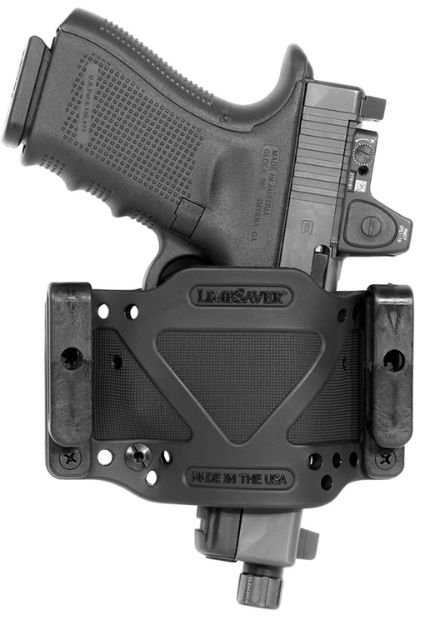 Picture of Limbsaver 12507 CrossTech Compact Leather IWB/OWB Black Polymer Belt Clip Ambidextrous