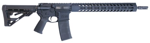 Picture of HM Defense HM15FMB556L Defender M5L  5.56x45mm NATO Caliber with 16" Barrel, 30+1 Capacity, Black Hard Coat Anodized Metal Finish, Black Mil-Spec HM Stock & Enhanced Polymer Grip Right Hand