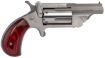 Picture of North American Arms 22MCR Ranger II  22 LR or 22 WMR Caliber with 1.63" Barrel, 5rd Capacity Cylinder, Overall Stainless Steel Finish & Rosewood Birdshead Grip Includes Cylinder