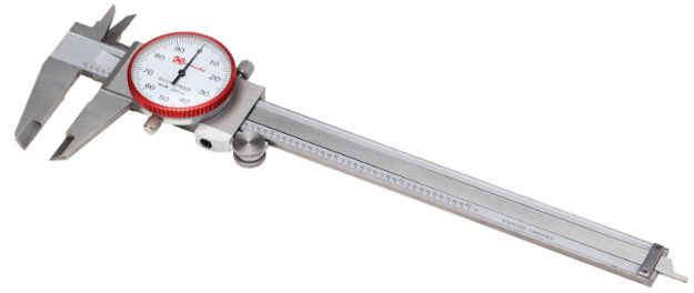 Picture of Hornady 050075 Dial Caliper  Silver Multi Caliber Stainless Steel Includes Storage Case