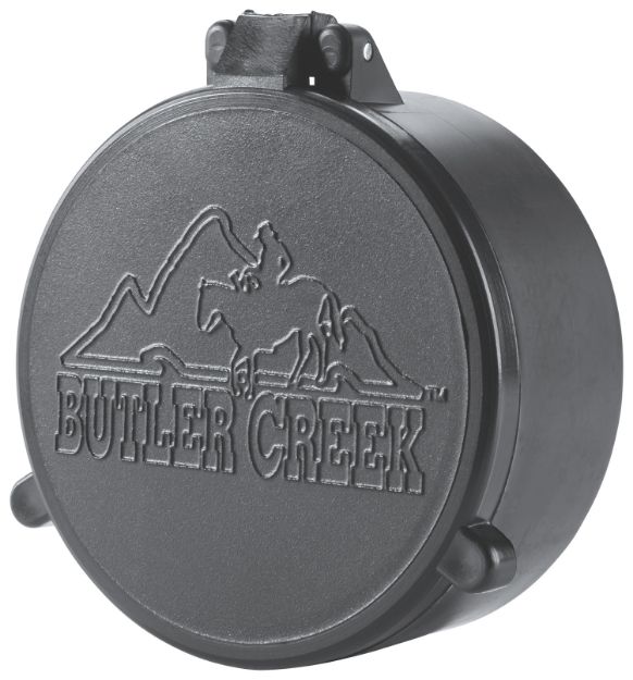 Picture of Butler Creek 30400 Flip-Open Objective Scope Cover 57.20mm Obj. Size 40 Black Polymer