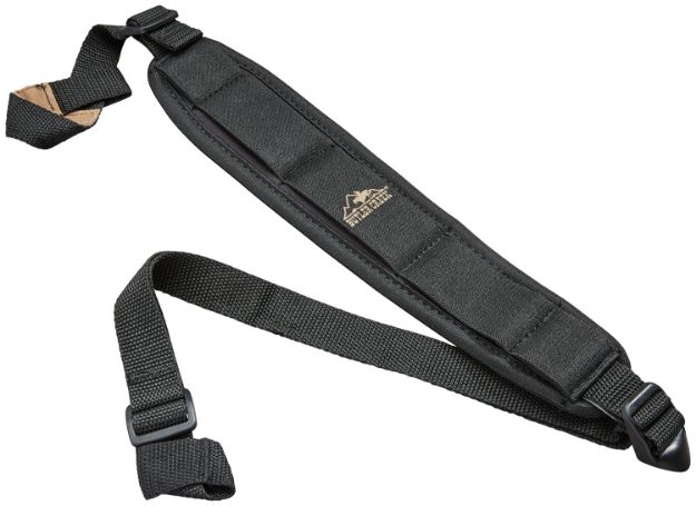 Picture of Butler Creek 80023 Comfort Stretch Shotgun Sling Black Neoprene w/Non-Slip Grippers 2.50" Wide Adjustable Design