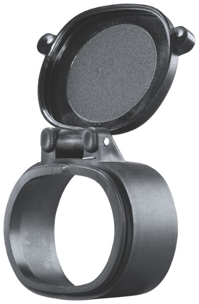 Picture of Butler Creek 30110 Flip-Open Objective Scope Cover 39.10x34mm Obj. Size 11 Black Polymer