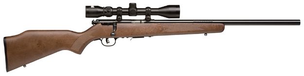 Picture of Savage Arms 96222 93R17 GVXP Full Size 17 HMR 5+1 21" Matte Blued Carbon Steel Barrel, Matte Blued Steel Receiver, Satin Hardwood Wood Stock, Factory Mounted & Boresighted 3-9x40mm Scope, Right Hand