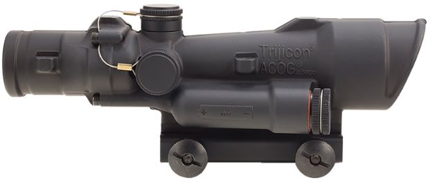 Picture of Trijicon 100496 ACOG  OD Green 3.5x, 35mm 30mm-35mm Tube Illuminated Green LED Crosshair .223/5.56 BDC Reticle