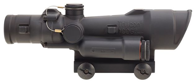 Picture of Trijicon 100502 ACOG  Matte Black 3.5x 35mm 30mm-35mm Tube LED Illuminated Green Crosshair 308/7.62 BDC Reticle