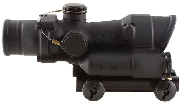 Picture of Trijicon 100432 ACOG  4x 32mm Obj 36.80 ft @ 100 yds FOV Matte Black Finish LED Illuminated Green Crosshair 300 Blk