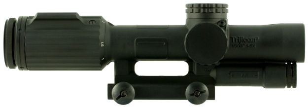 Picture of Trijicon 1600036 VCOG  Matte Black 1-6x24mm 30mm Tube LED Illuminated Green Segmented Circle w/Crosshair MOA Reticle