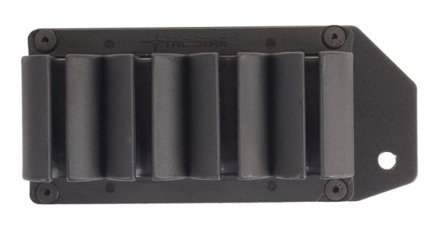 Picture of TacStar 1081130 SideSaddle  Rem 870/1100/1187 20 Gauge 4rd Black Polymer w/Aluminum Mounting Plate