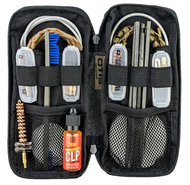 Picture of Otis FG9015569 Defender Cleaning Kit Multi-Caliber Handgun/Rifle/13 Pieces Black Nylon Case