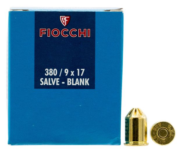 Picture of Fiocchi 380BLANK Pistol Blank 380RimmedShort 50 Per Box/30 Case