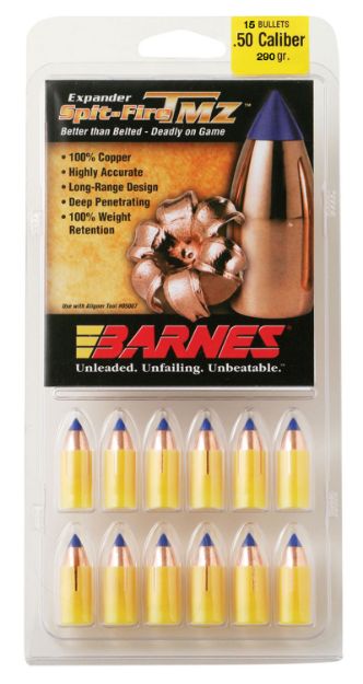 Picture of Barnes Bullets 30594 Spit-Fire TMZ Muzzleloader 50 Spit-Fire TMZ 290gr 15rd/Box