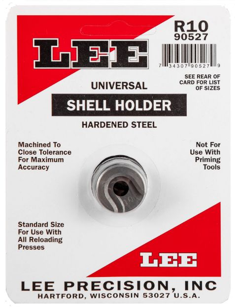 Picture of Lee Precision 90527 Shell Holder Universal #10R 220 Swift / 6.5 Japanese / 7x64 Breneke