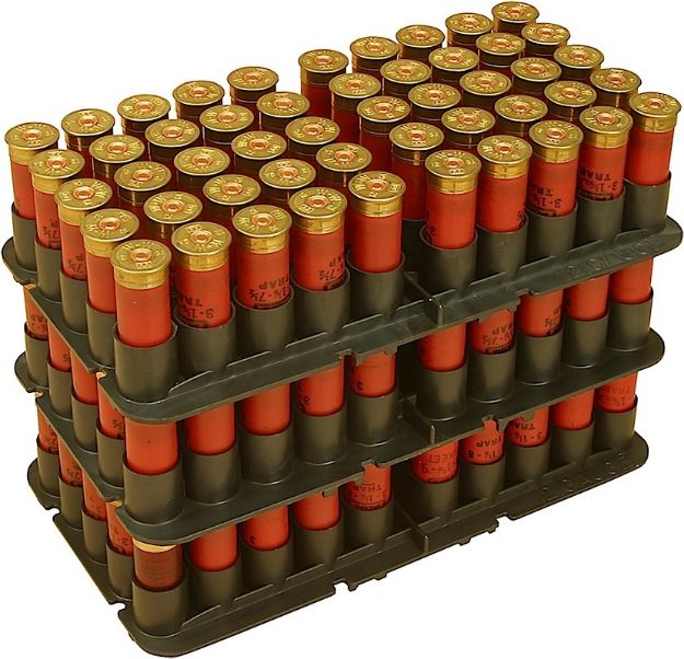 Picture of MTM Case-Gard ST1240 Shotshell Tray  Black 12 Gauge Shotgun 50rd Polypropylene