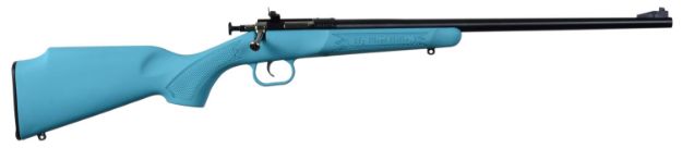 Picture of Crickett KSA2302 Youth  22 LR 1rd 16.12" Blued Barrel & Receiver, Fixed Front/Adjustable Rear Peep Sights, Blue Synthetic Stock w/11.5" LOP, Rebounding Firing Pin Safety