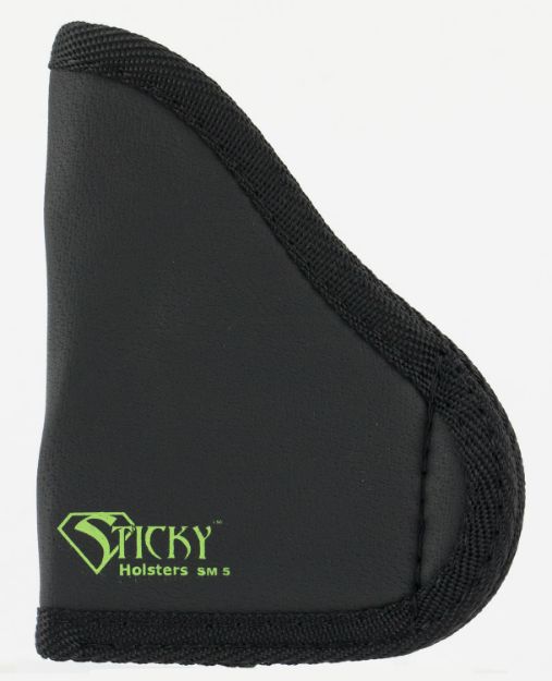 Picture of Sticky Holsters SM5 SM-5  IWB Size 5 Black Cordura/Foam Compatible w/Sig P938, Glock 42 Right Hand