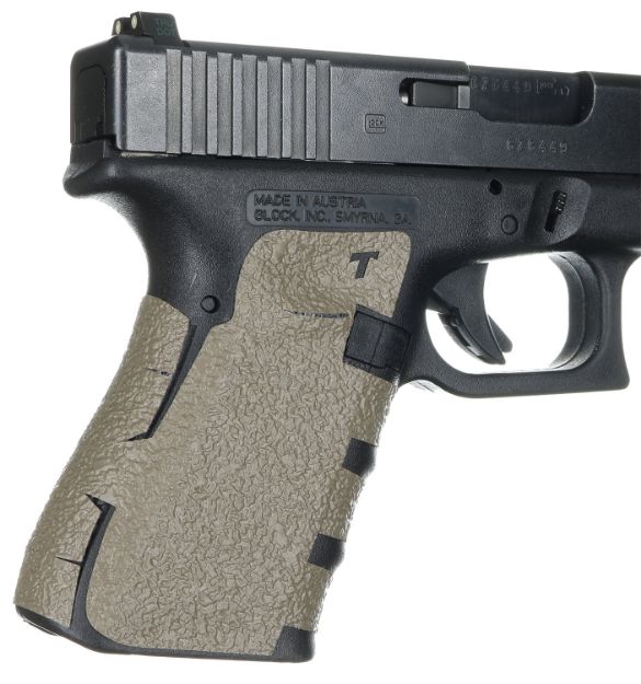 Picture of Talon Grips 104M Adhesive Grip  Compatible w/Glock Gen1-3 19/23/25/32/38, Moss Textured Rubber