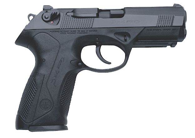 Picture of Umarex Beretta Air Guns 2253004 Beretta Px4 Storm  CO2 177 16+1 4.10" Rifled Steel Barrel, Blow Back Action, Polymer Frame w/Accessory Rail, Polymer Grip