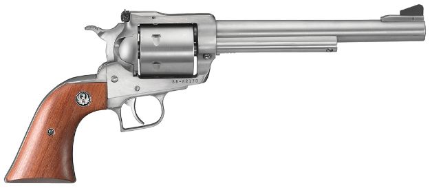 Picture of Ruger 0804 Super Blackhawk  Large Frame 44 Rem Mag/44 Special 6rd 7.50" Satin Stainless Steel Barrel, Cylinder & Frame, Hardwood Grip, Transfer Bar Safety, Exposed Hammer