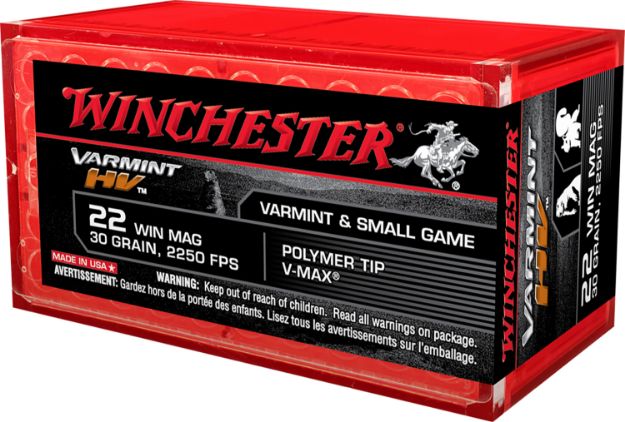 Picture of Winchester Ammo S22M2PT Varmint HV  22WMR 30gr Hornady V Max 50 Per Box/20 Case