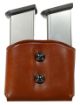 Picture of Galco DMC26 DMC Mag Carrier Double Tan Leather Belt Loop 45 ACP Belts 1.50-1.75" Wide Compatible w/ Single Stack Compatible w/ Sig P220 Compatible w/ 1911