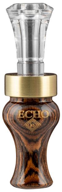 Picture of Echo Calls 90016 Timber  Double Reed Mallard Sounds Attracts Ducks Brown Bocote Timber