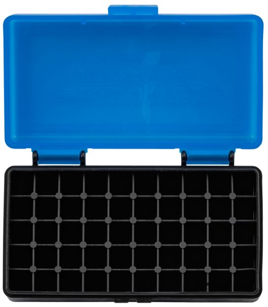 Picture of Berry's 53852 Ammo Box  9mm/380ACP Blue/Black Polypropylene 50rd